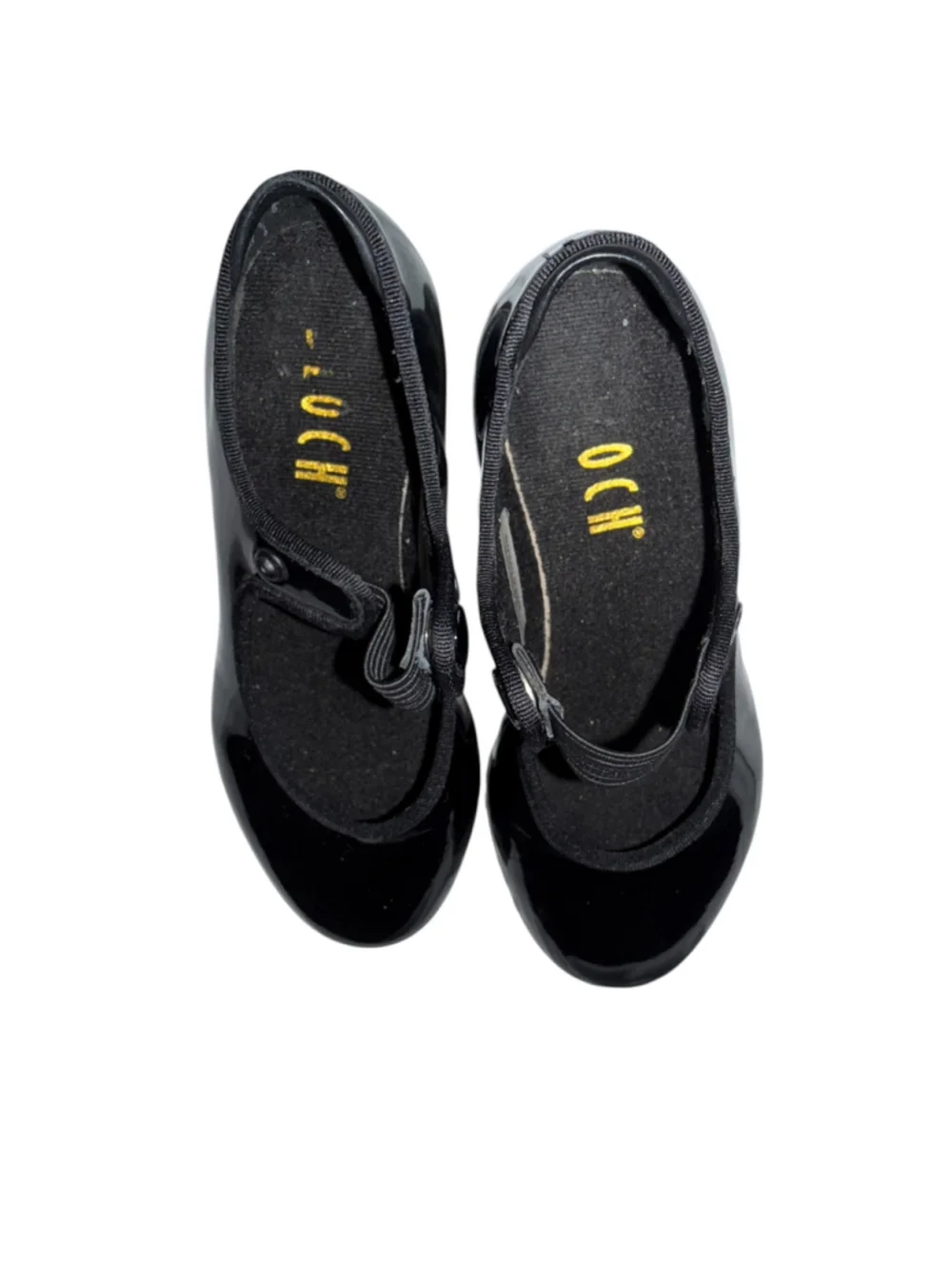 Bloch Black Patent Mary Jane Tap Shoes Techno Tap Size 11.5 M Kids Dance